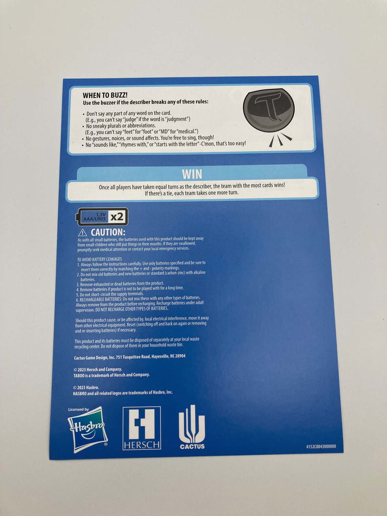 Taboo® Bible Edition