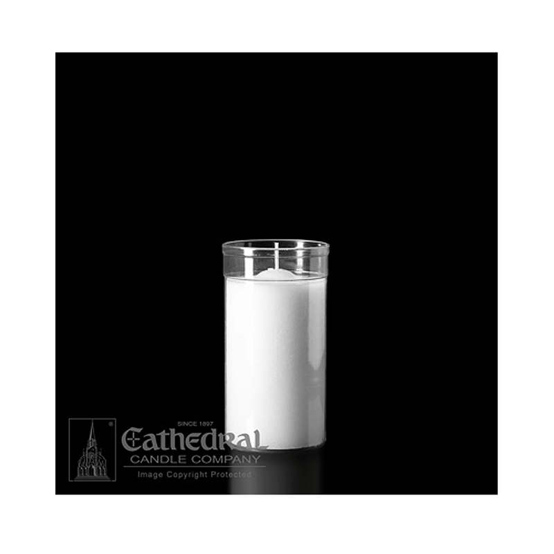 Cathedral clear Inserta-Lite devotional candle insert, 3 Day