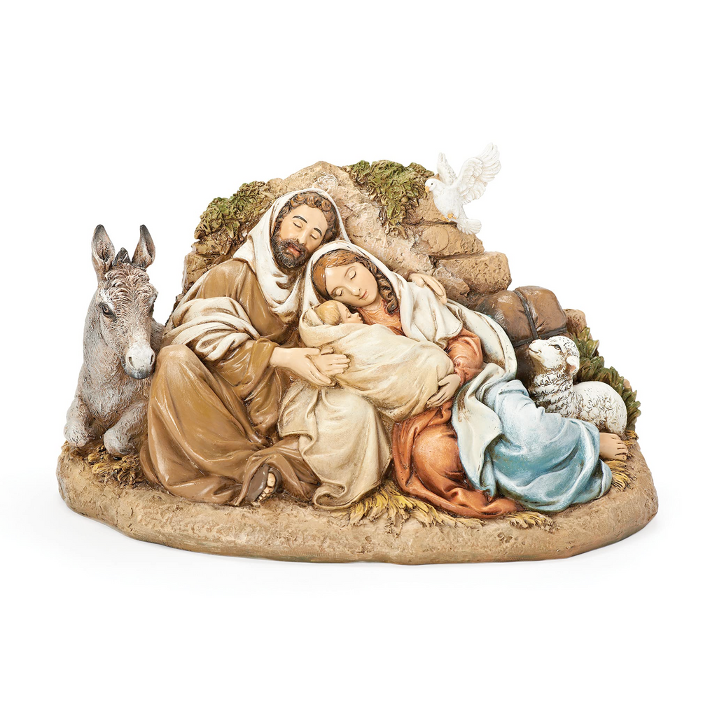 Restful Holy Family Figure 6"