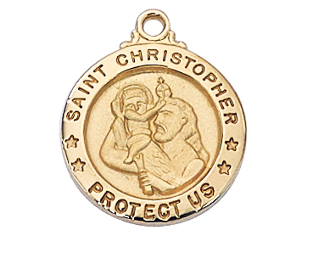 Christopher - St. Christopher Medal on 18" Chain