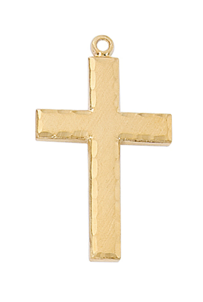 Cross Necklace - Gold over Sterling