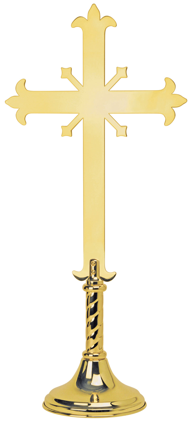 Polished Brass Altar Cross | Koley's Inc.