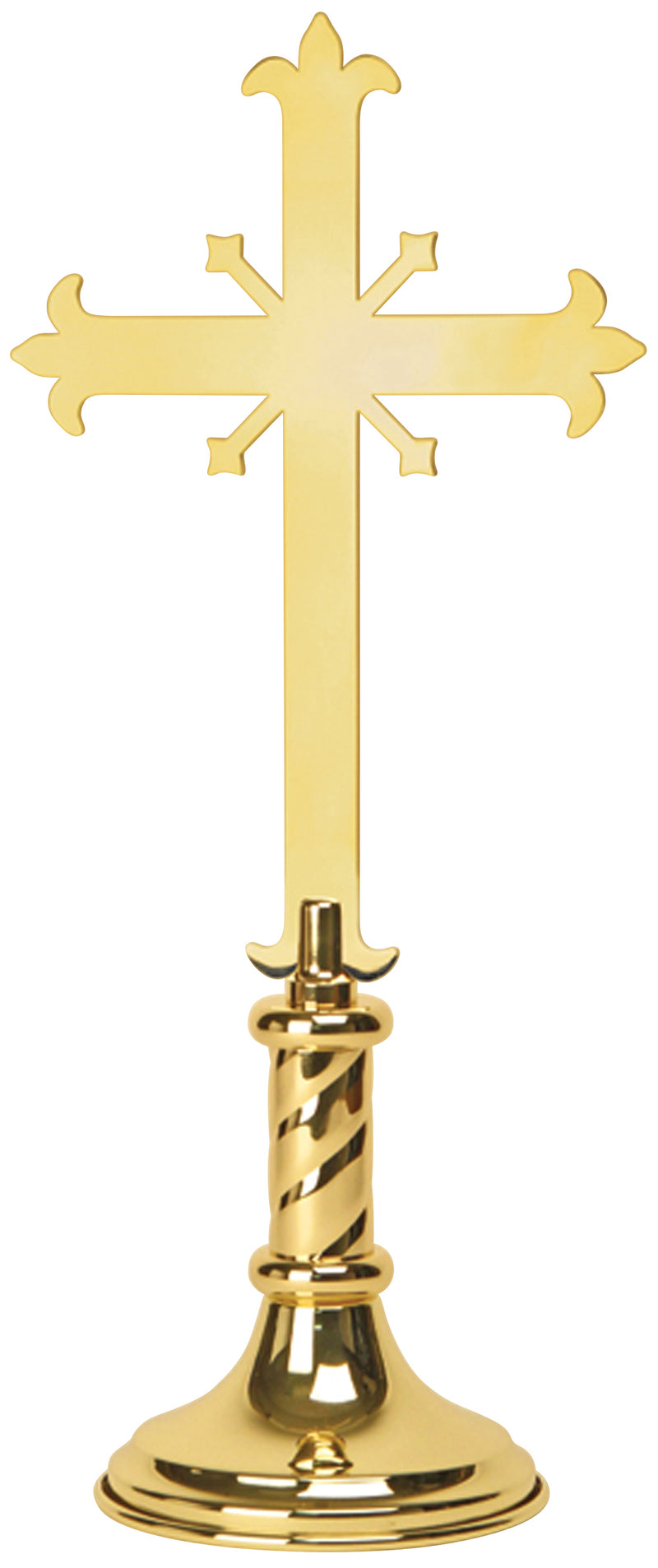 Polished Brass Altar Cross | 18" H | Koley's Inc.
