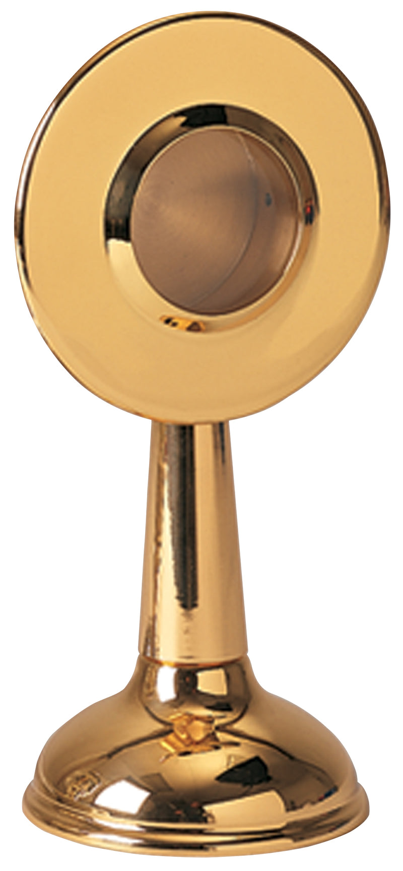 24K Gold Plated Reliquary | 6" H, 1-3/4" Compartment | K-133 | Koley's Inc.