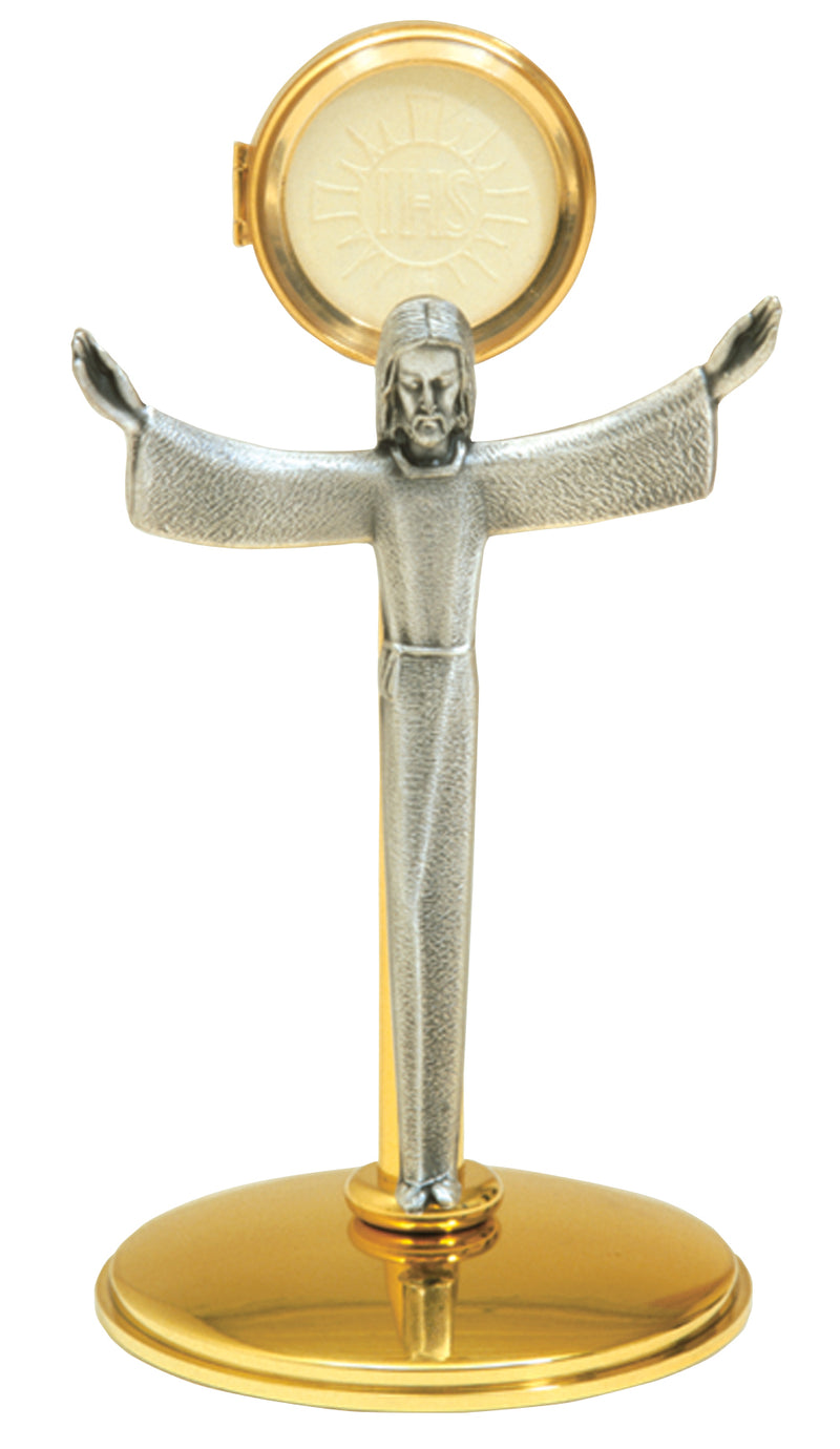 Gold Plated Monstrance with Risen Christ Figure | Koley's Inc.