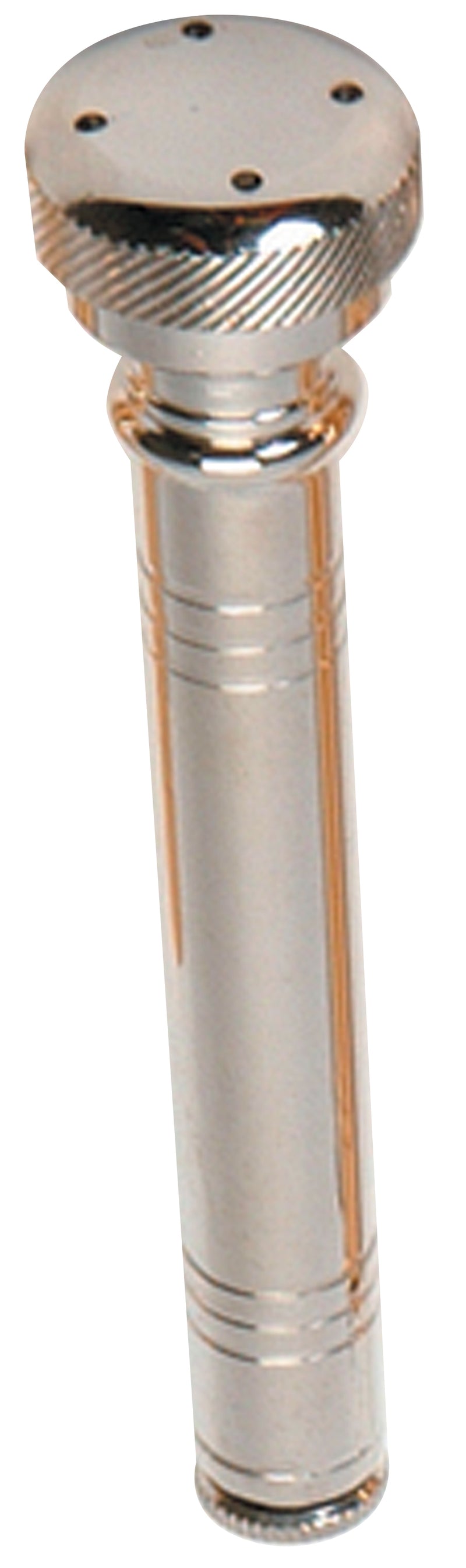 Holy Water Sprinkler, Reservoir Type, Nickel Plated, 4-3/4" | Koley's Inc.