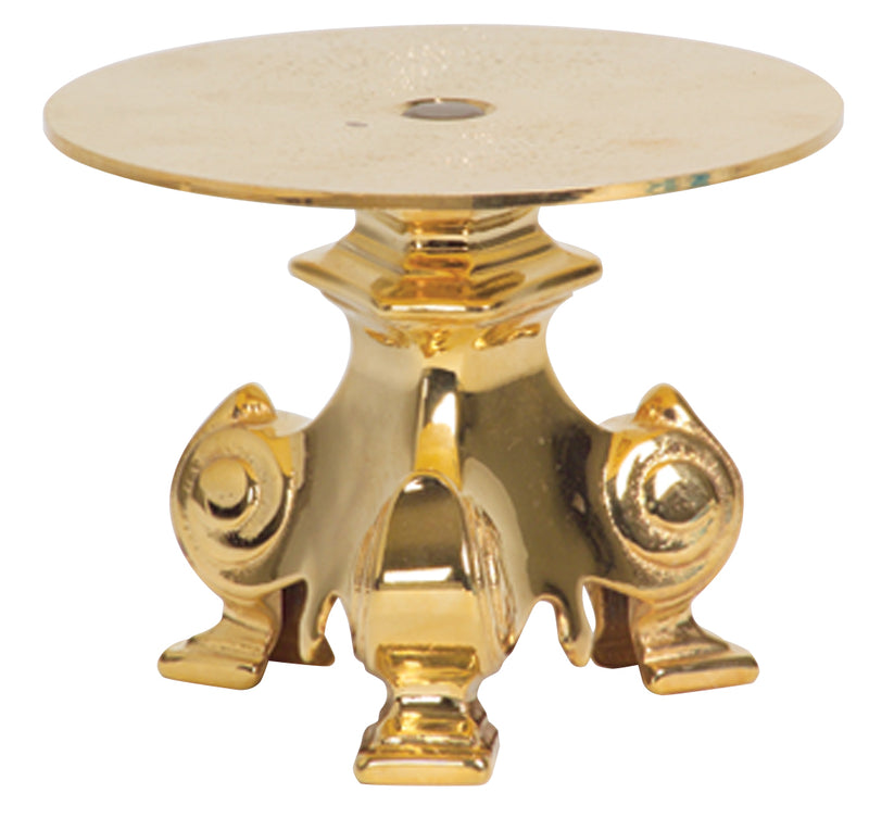 Three-Footed Gold Plated Thabor Altar Throne | Two-Tone Finish | K-186 | Koley's Inc.