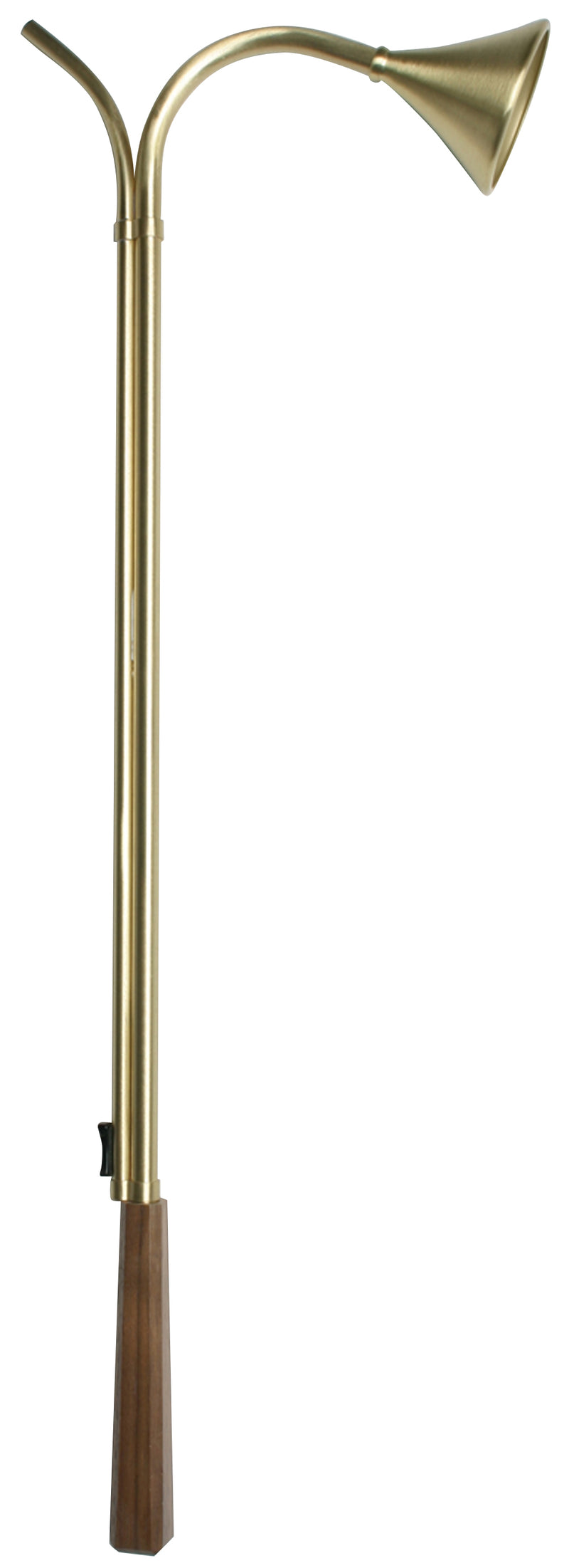 Solid Brass Candle Lighter, 24", Walnut Handle | Koley's Inc.