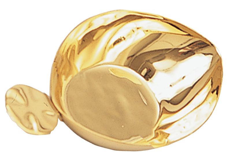 Baptismal Shell, 24K Gold Plated, 5" L. x 2-1/2" W. x 1" D. | Koley's Inc.