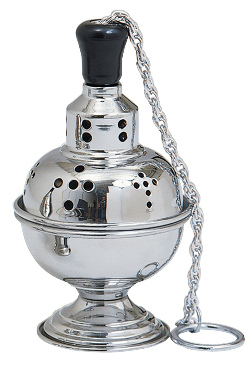 Censer and Boat Set | Stainless Steel | 7-3/4" H | Globe Style | Koley's Inc.