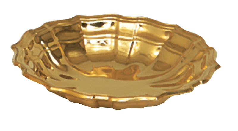 Host Bowl with Decorative Scalloped Rim | Gold Plated | Koley's Inc.
