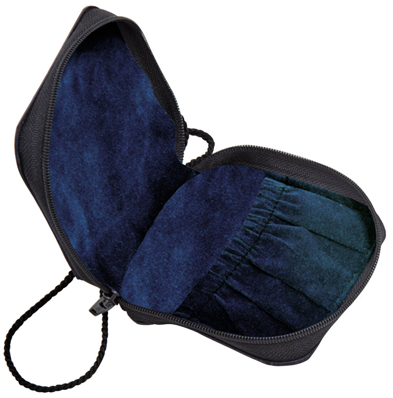 Zipper Leather Burse with Pocket and Neck Cord | Koley's Inc.