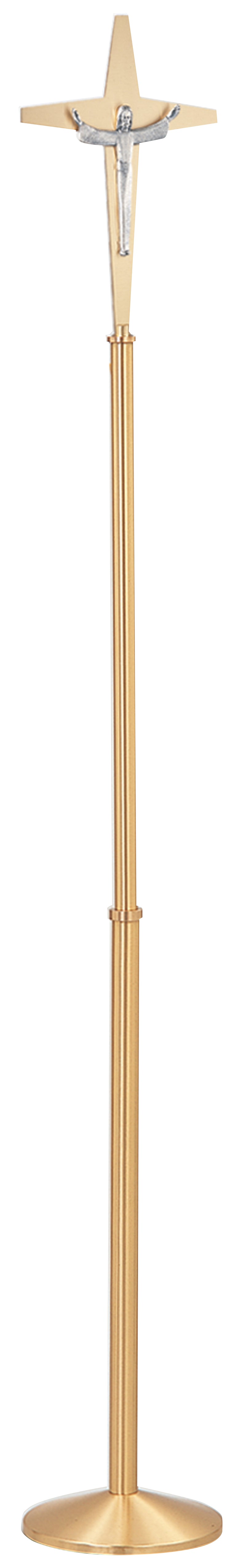 Risen Christ Satin Bronze Processional Crucifix | Koley's Inc.