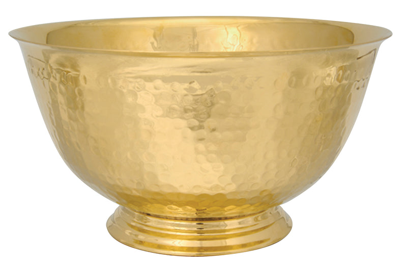 Hammered Brass Bowl | Silver Plated | Koley's Inc.