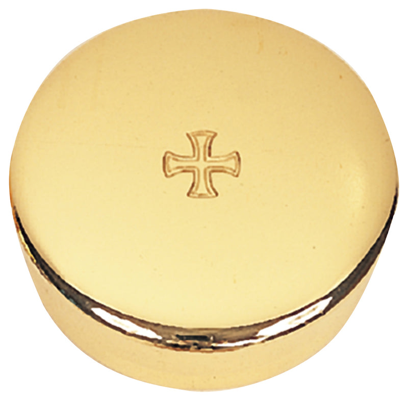 Hospital Pyx and Burse Set, 24K Gold Plated, 60-Host Cap with K-3085 Burse | Koley's Inc.