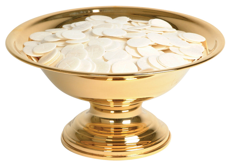 Ciborium Bowl with Pedestal Base | 24K Gold Plated | 800 Host | Koley's Inc.