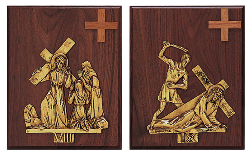 24K Gold-Plated Resurrection Station XV Plaque | K-379(15)-GP | Koley's Inc.
