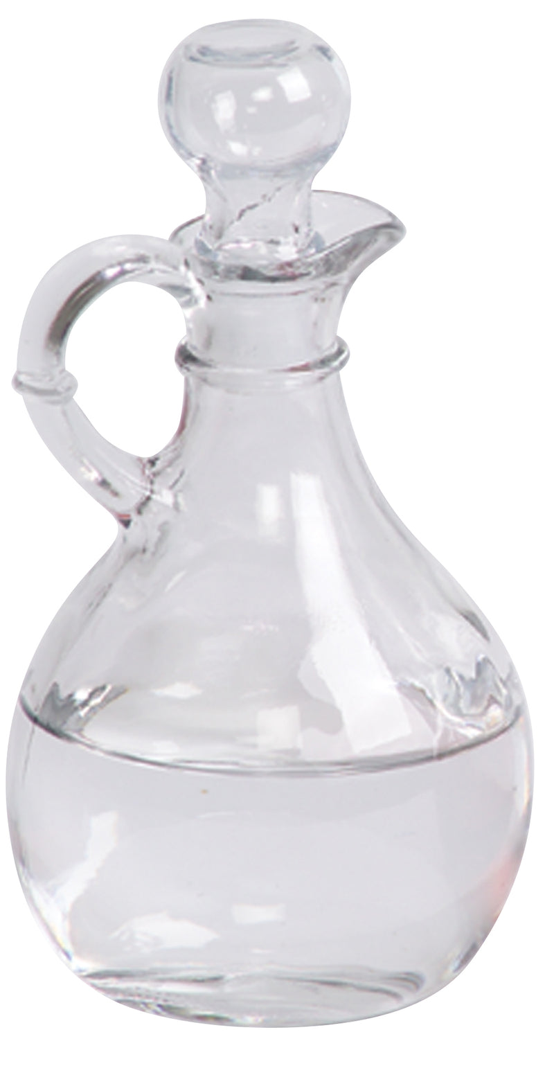 Glass Cruets and Stoppers 6" 10 oz. Pair | Koley's Inc. K-382
