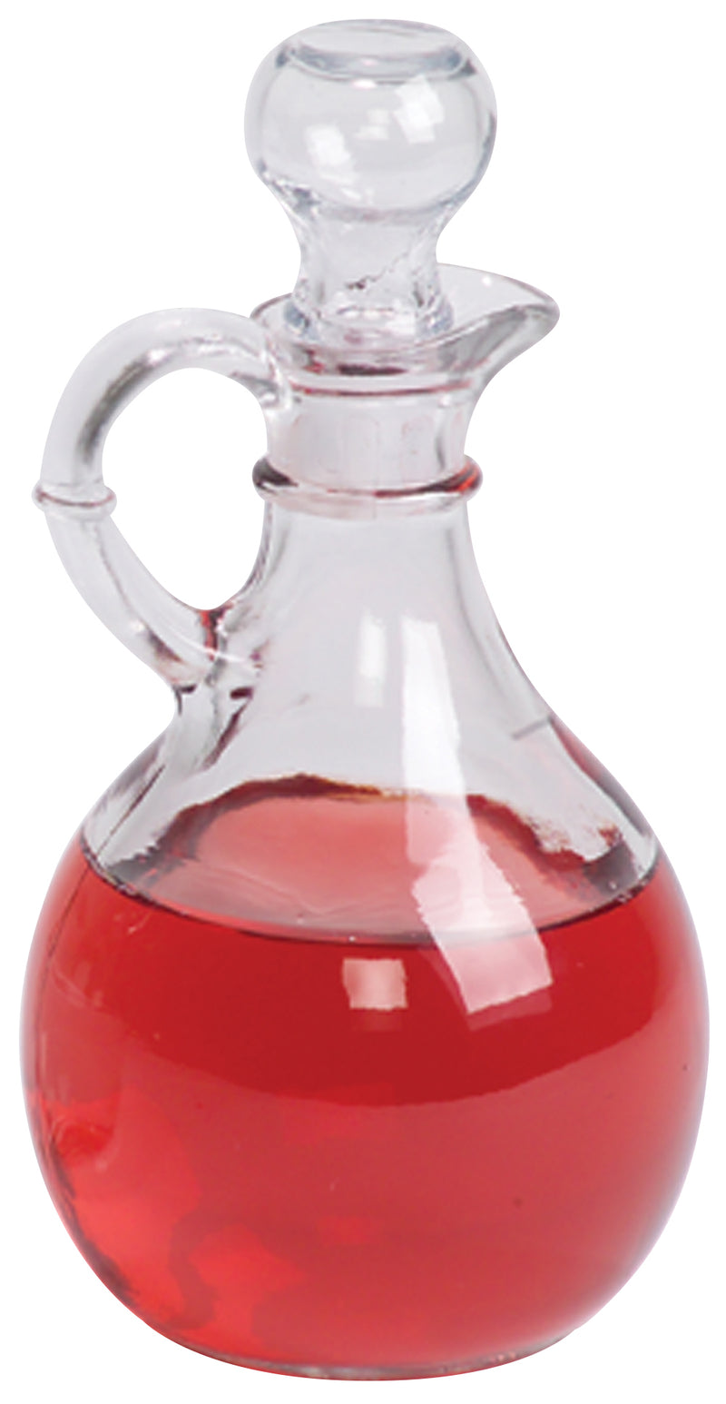Glass Cruets and Stoppers 6" 10 oz. Pair | Koley's Inc. K-382