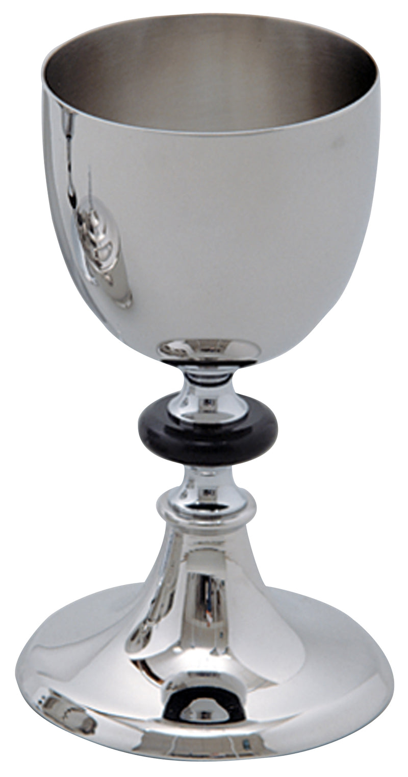 Stainless Steel Communion Cup 8 inch 16 oz with Dark Node Accent | Koley's Inc.