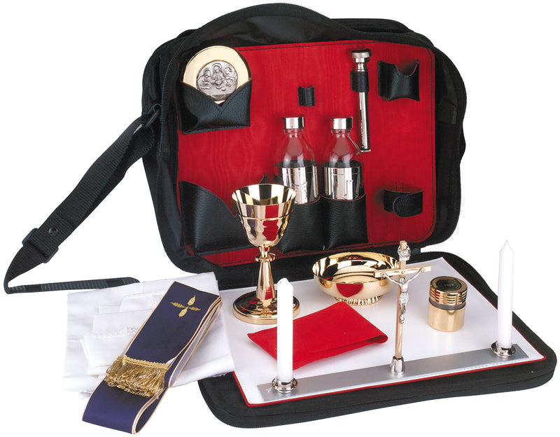 Catholic Sick Call Kit with Soft Case and Shoulder Strap | Koley's Inc.