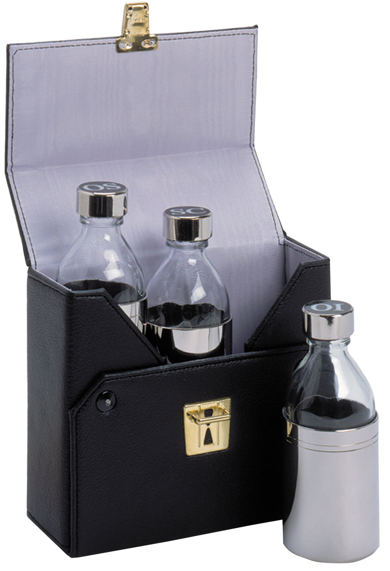 Ambry Set, 3-Bottle with Leatherette Case, 4 oz. | Koley's Inc.