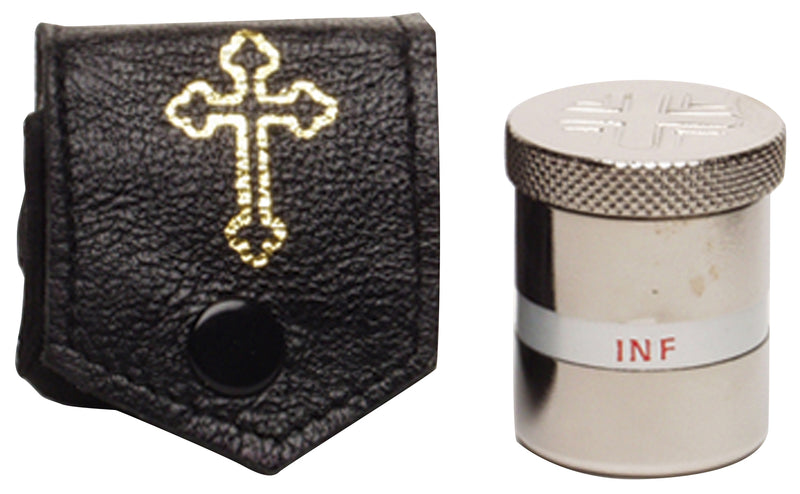 Oil Stock Marked INF with Leather Case | Nickel Plated | K-44 | Koley's Inc.