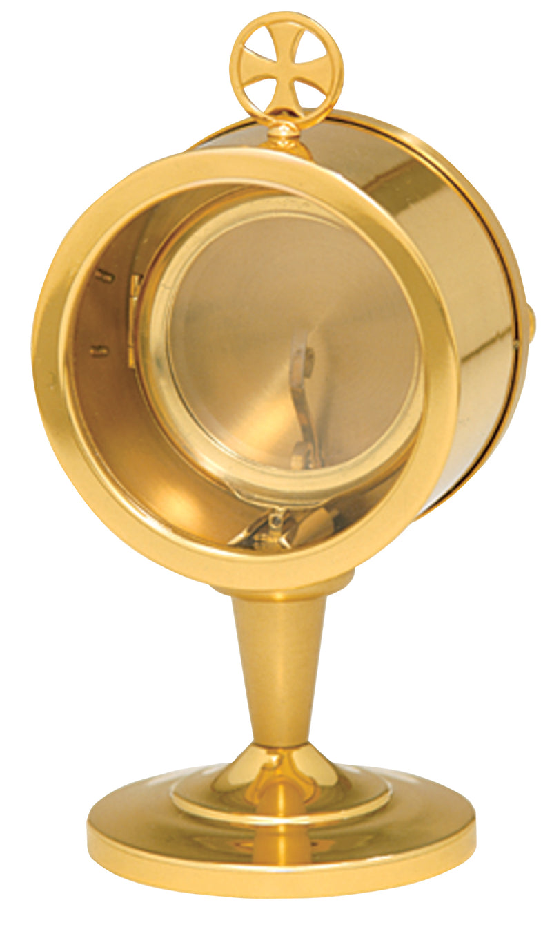 Chapel Monstrance | 24K Gold Plated | 7.5"H | Koley's Inc.