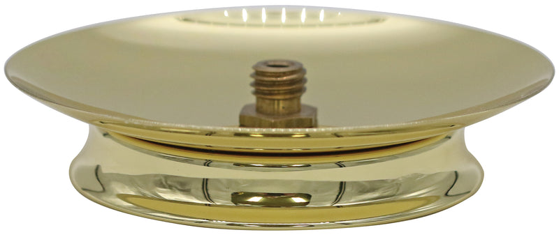 Low-Profile Solid Brass Oil Candle Candlestick | Koleys Inc.