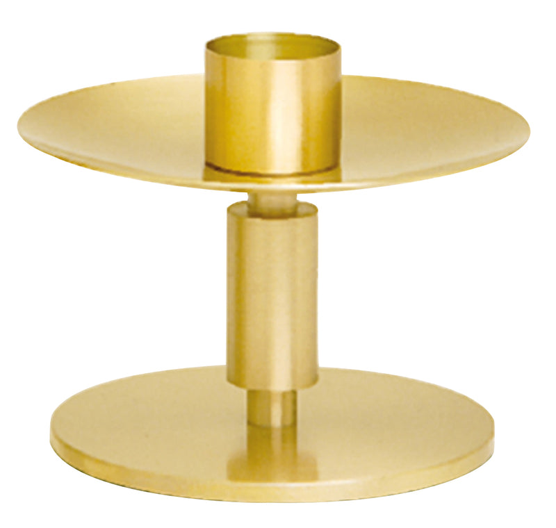 Solid Brass Satin Finish Altar Candlestick | Koleys Inc.