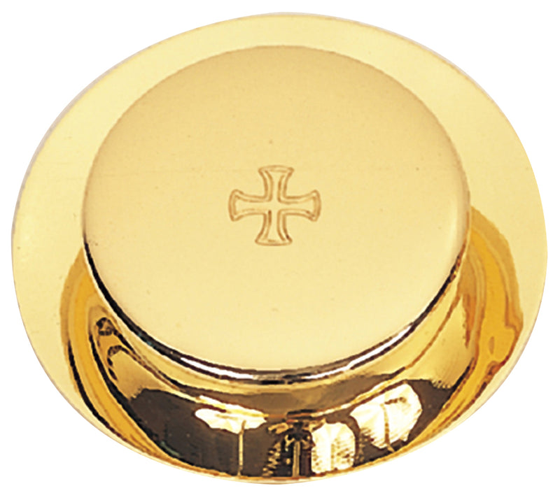 24K Gold Plated Paten Pyx and Zipper Burse Set | Koley's Inc.