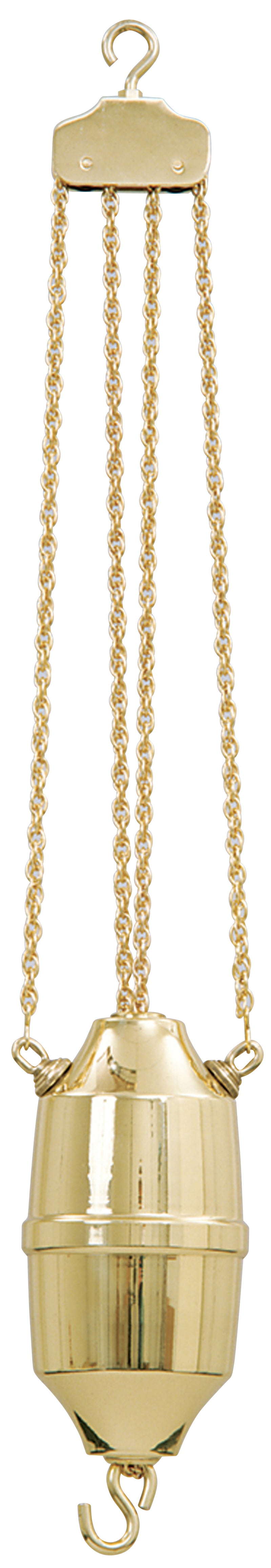 Satin Brass Sanctuary Lamp Counterbalance | 5-1/2" Dia. | K-559-S/BRASS | Koley's Inc.