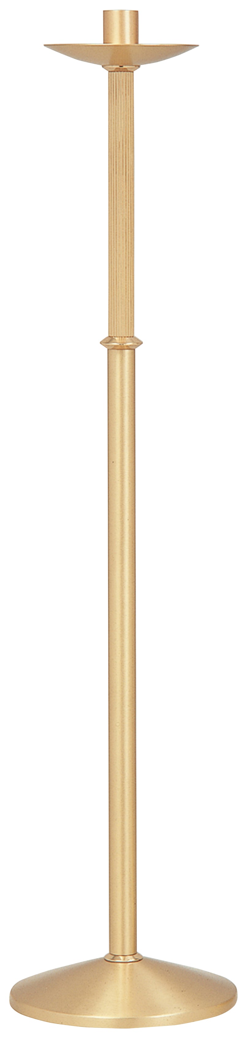 Processional Torch Polish Brass Textured Shaft | Koley's Inc.