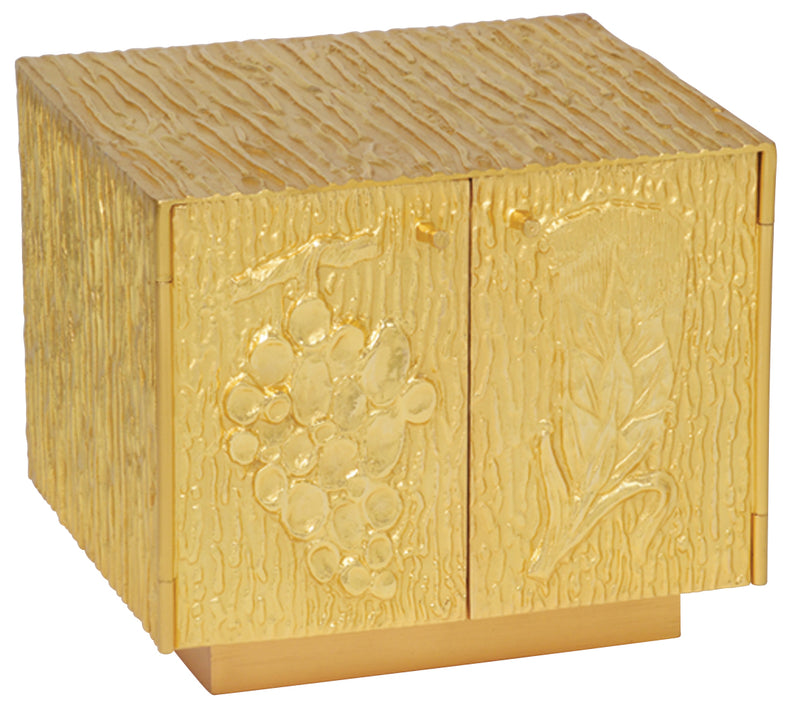 24K Gold-Plated Tabernacle with Luna | Double Door | K-653 | Koley's Inc.