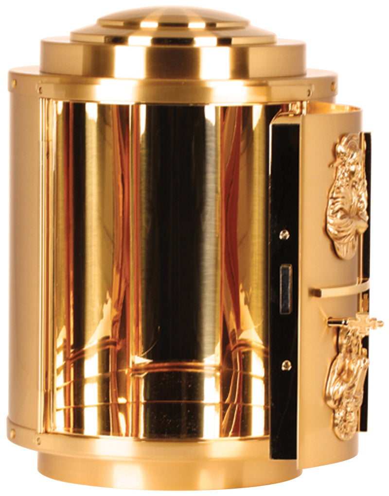 24K Two-Tone Gold Plated Tabernacle | Cross and Four Evangelists | K-670 | Koley's Inc.