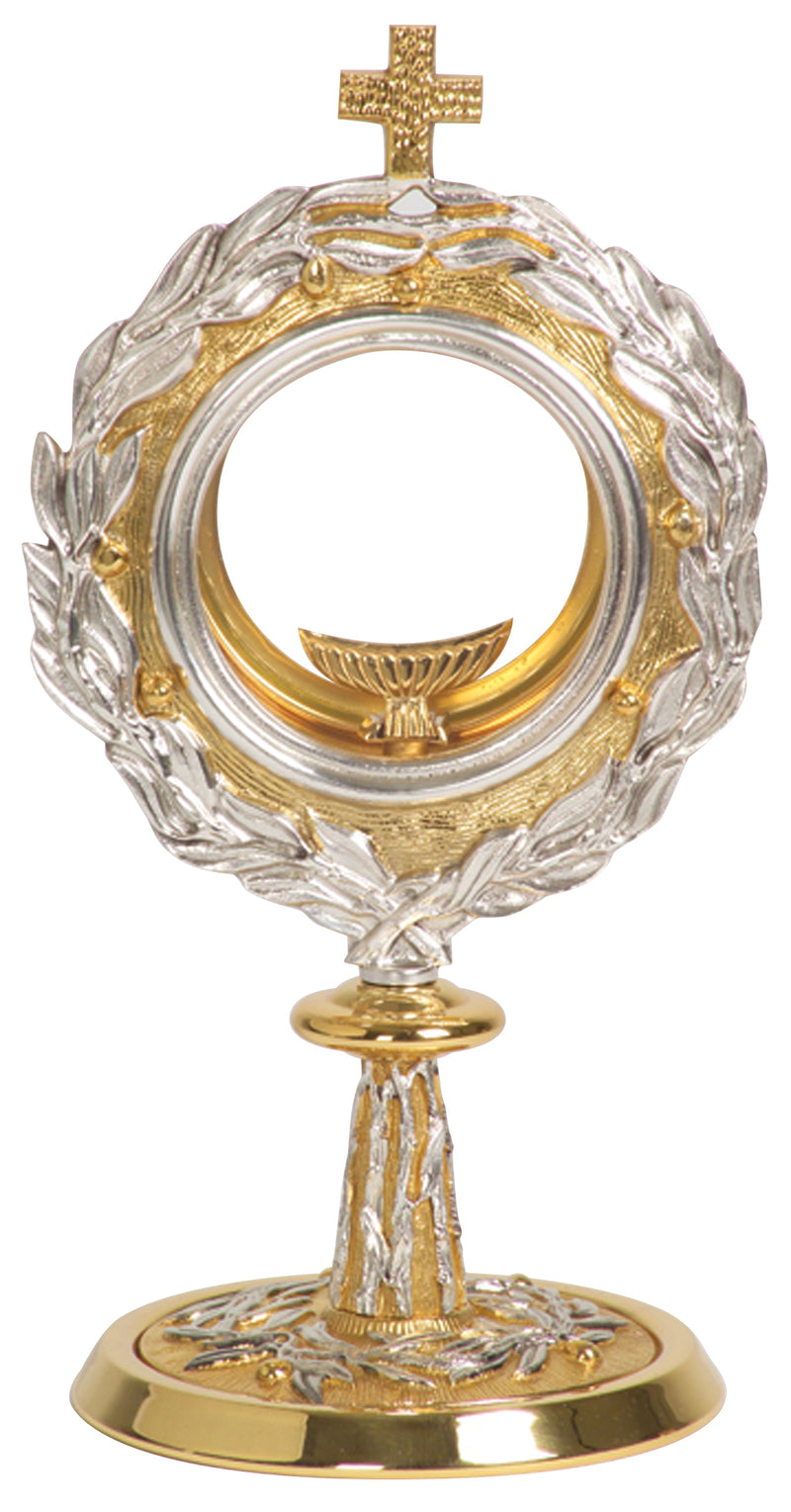 Chapel Monstrance | 24K Gold & Silver Plated | 11.5"H | Koley's Inc.
