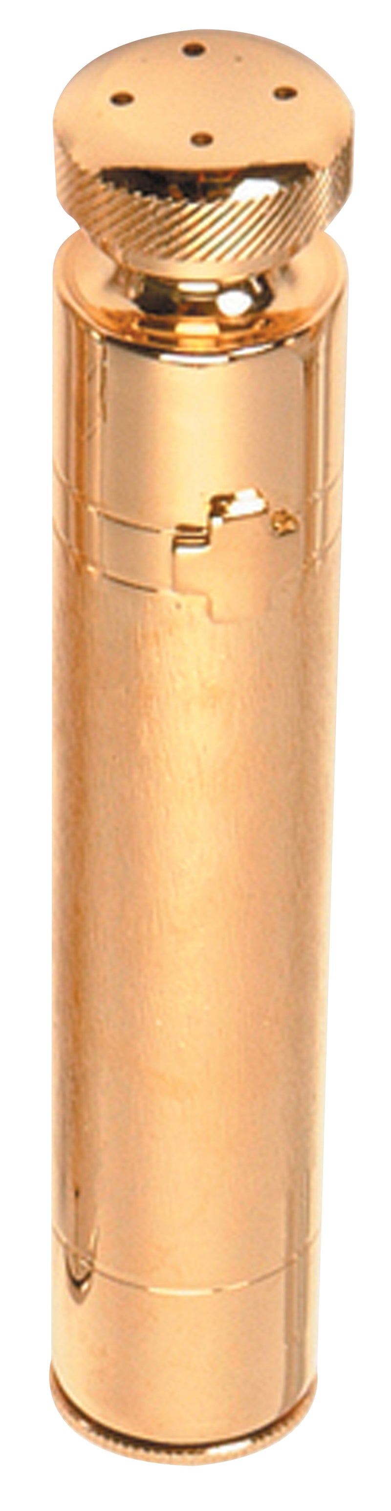 Holy Water Sprinkler, Reservoir Type, 24K Gold Plated, Cross Motif, 6" | Koley's Inc.