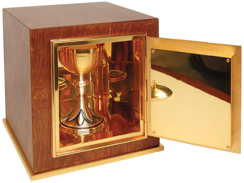 Wood Tabernacle with 24K Gold Plate Door, Base Frame and Interior | K-905 | Koley's Inc.