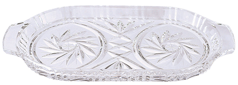 Crystal Oval Tray, 9-1/2" x 5" | Koley's Inc.
