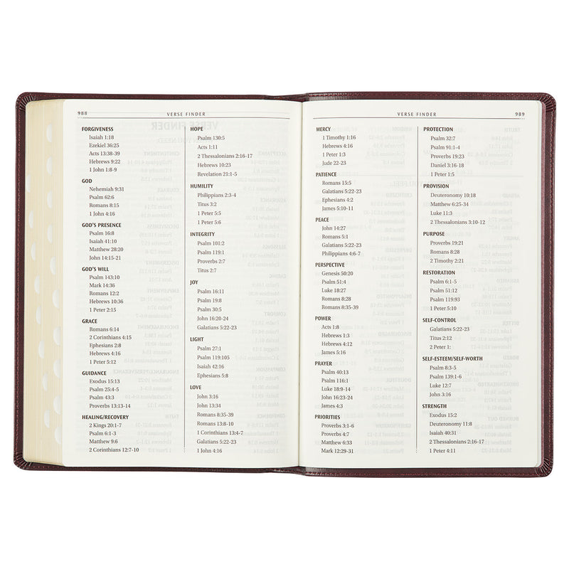 Burgundy Large Print King James Bible (Personalizable!)