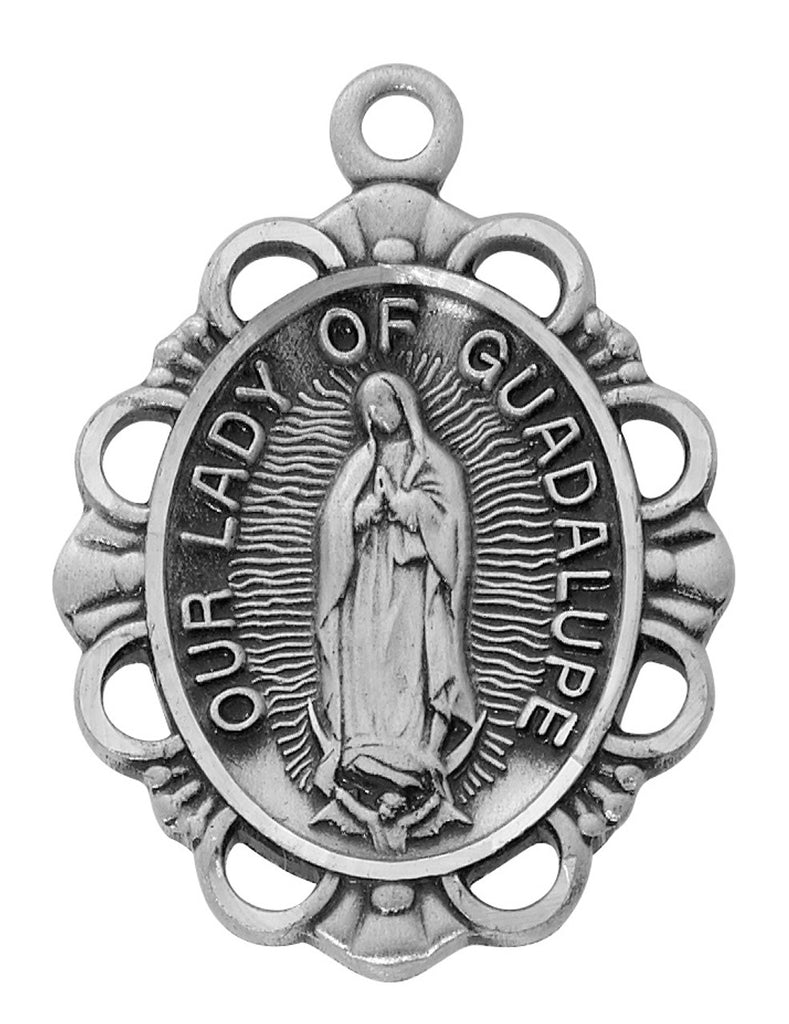 Our Lady of Guadalupe Medal - Sterling Silver