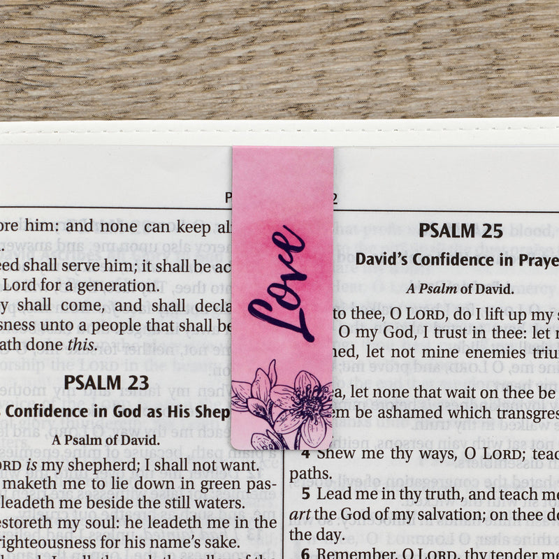 Faith Hope Love Magnetic Bookmark Set - 1 Corinthians 13:13