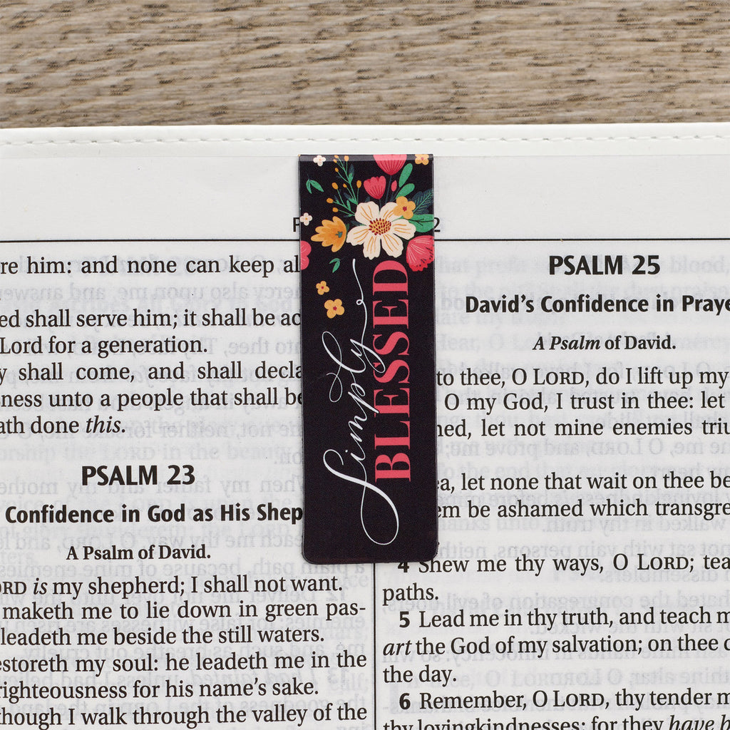 Simply Blessed Magnetic Bookmark Set