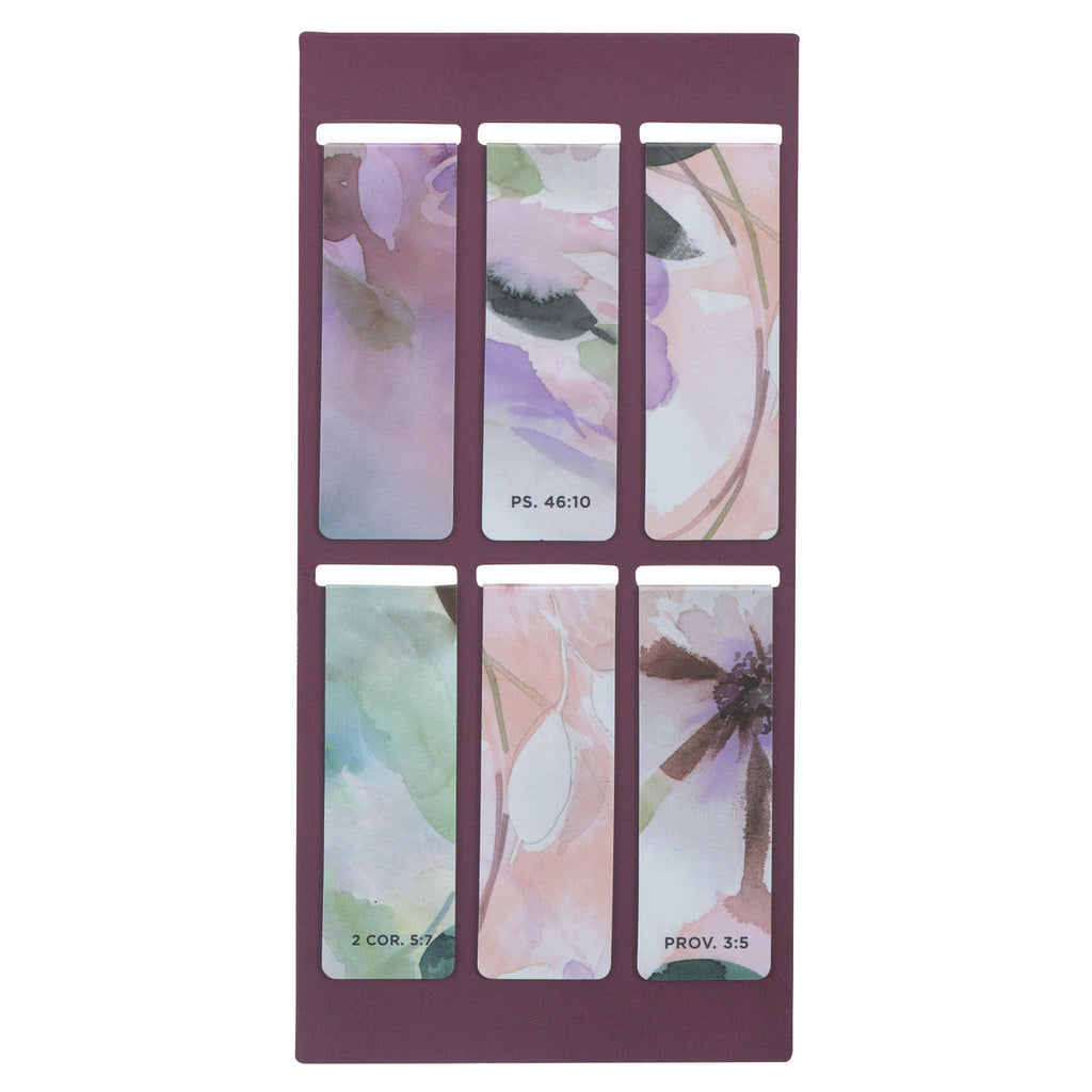 Bloom Like the Flowers Magnetic Bookmark Set