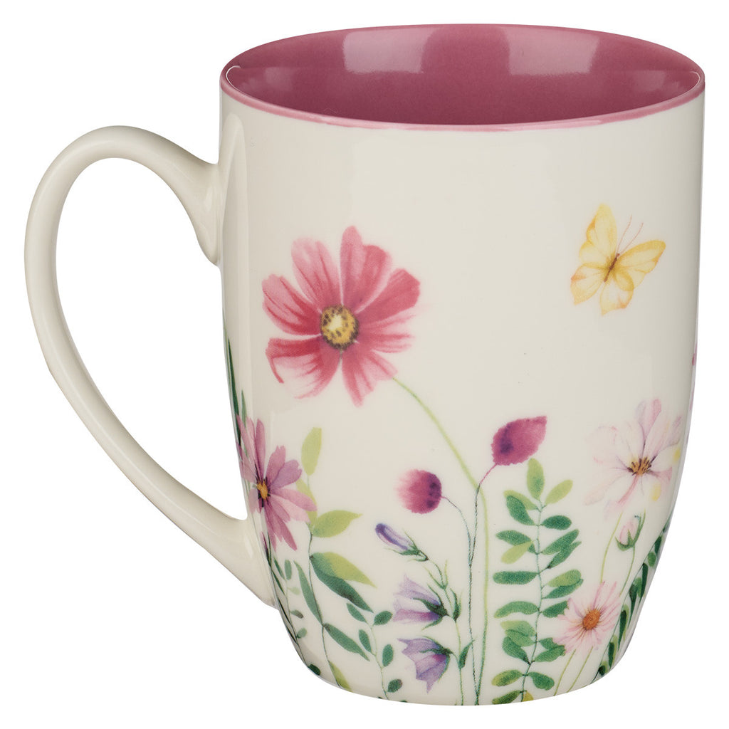 Mom You Make Life Beautiful Floral Garden Ceramic Mug