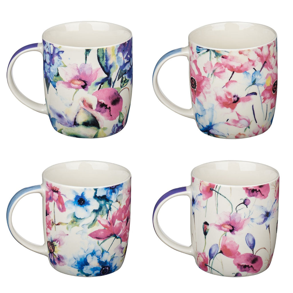 Seeds of Love Four Piece Coffee Mug Set