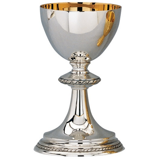 Molina 1862 Rope Pattern Chalice and Dish Paten, product photograph 1