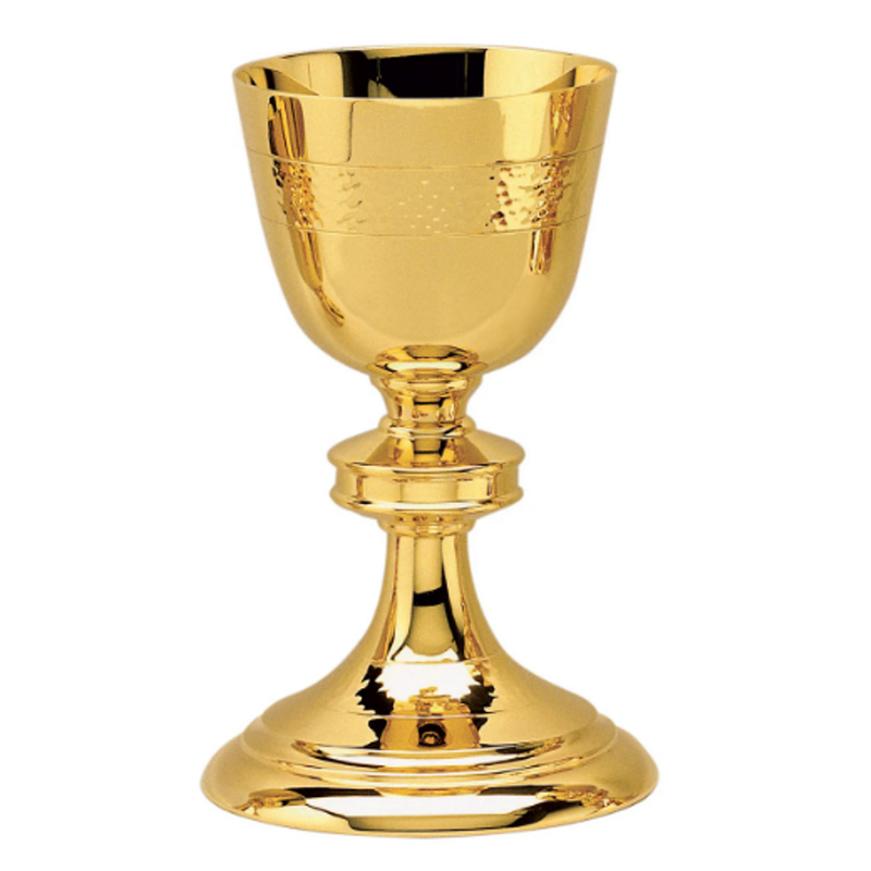 Molina 1894 Hand-Hammered Chalice & 5_-Inch Scale Paten, product photograph 1