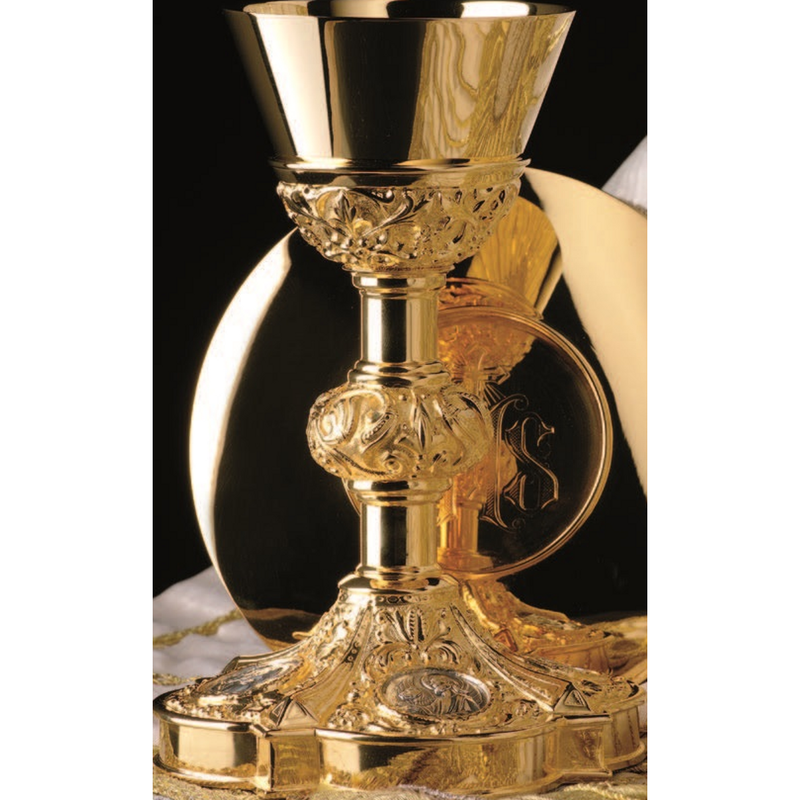 Molina 2475 Four Evangelists Chalice & Scale Paten, product photograph 1
