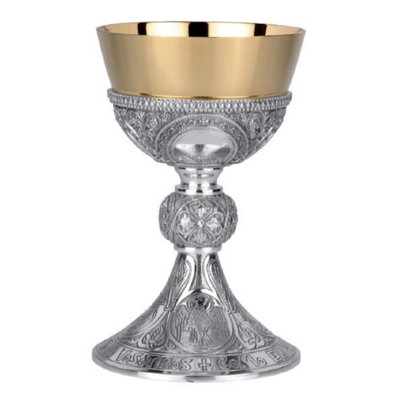 Molina 2490 Four Evangelists Chalice & Dish Paten, product photograph 1